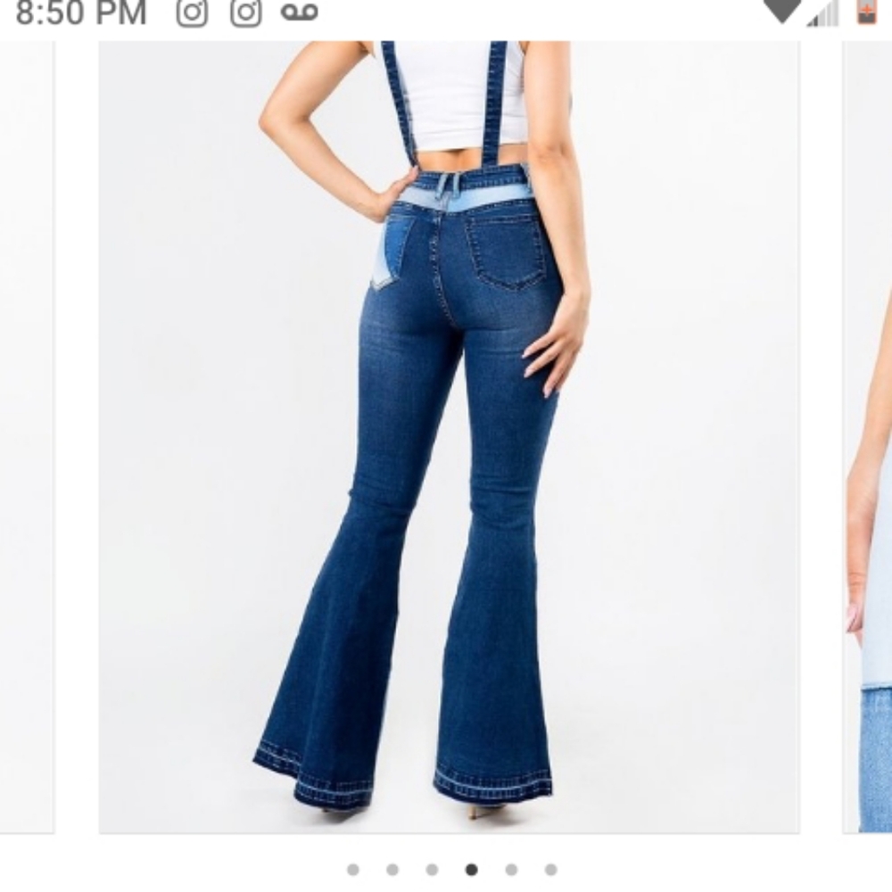 Color patchwork jeans - Picture 2 of 2